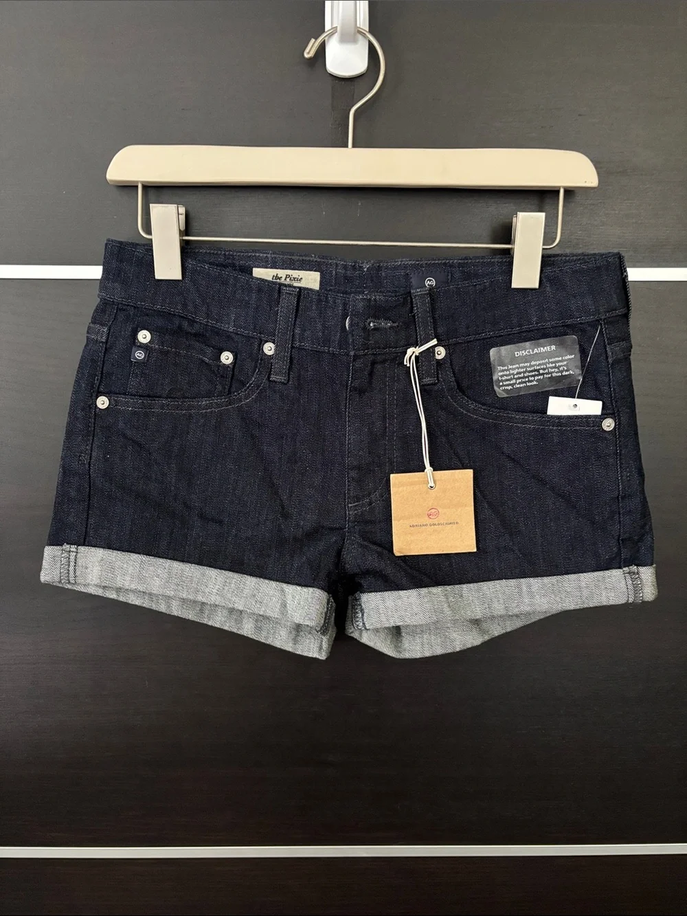 AG Adriano Goldschmied The Pixie Short in Denim